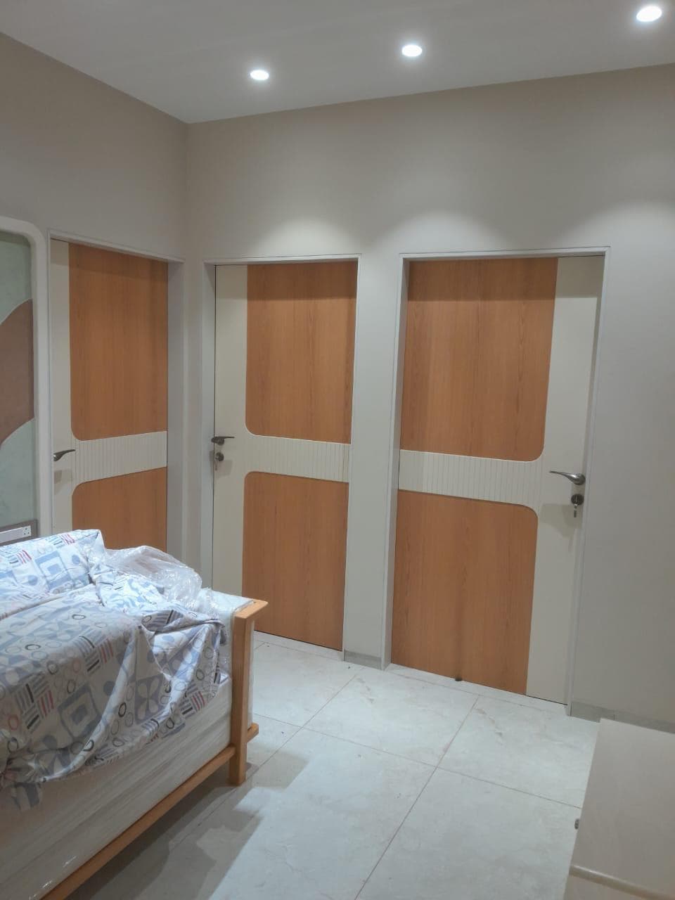 Bedroom Dual Tone Wardrobe