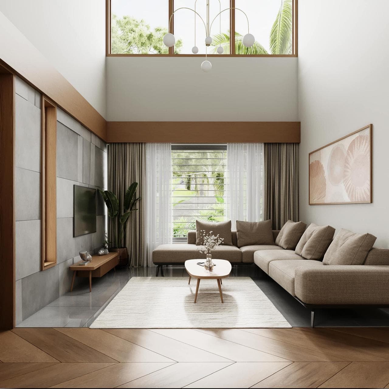 Double Height Living Room