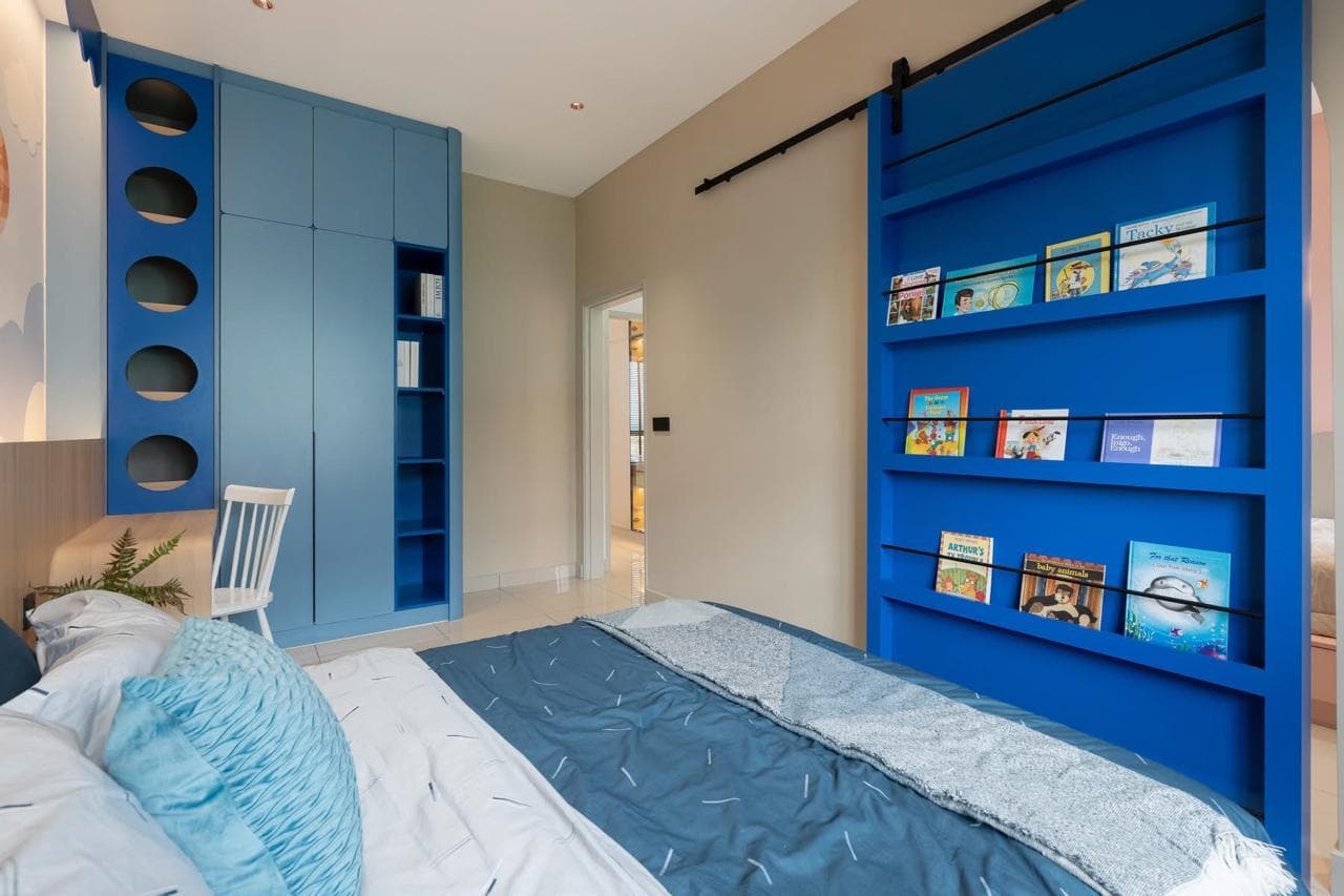 Kids Bedroom Blue Theme