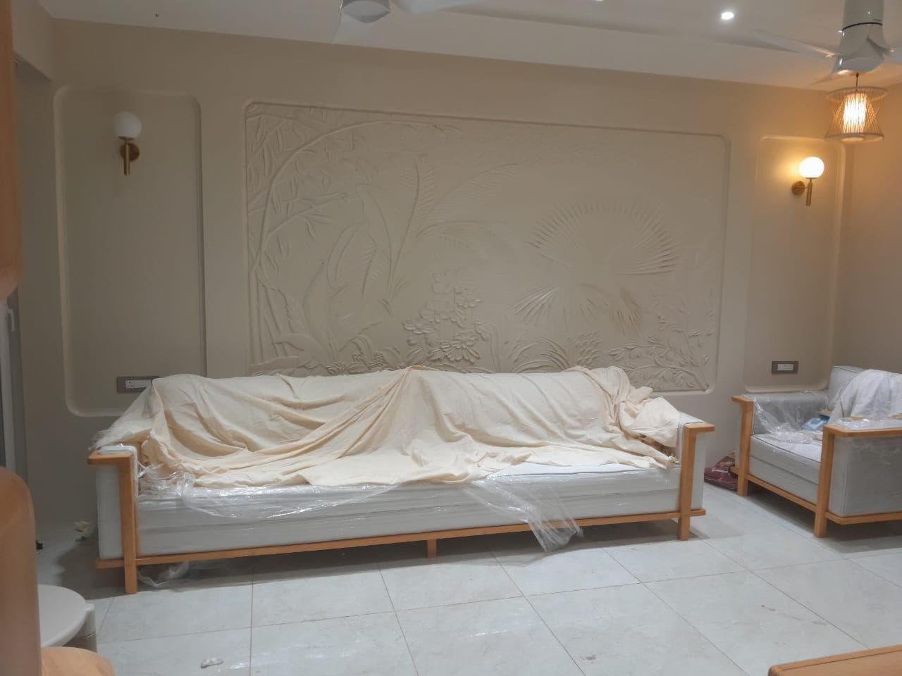 Luxury living room interior