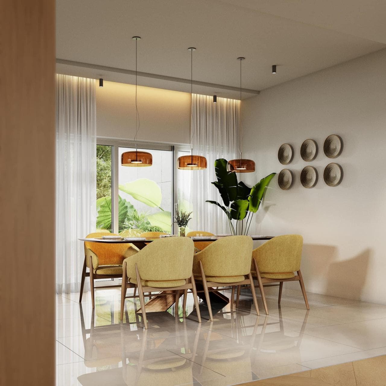 Dining with Pendant Lights