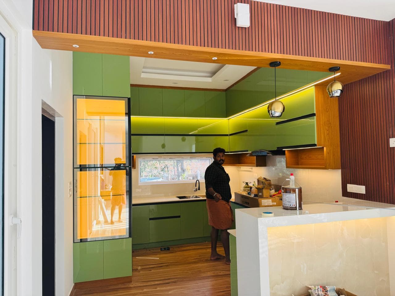 Green Kitchen Cabinetry